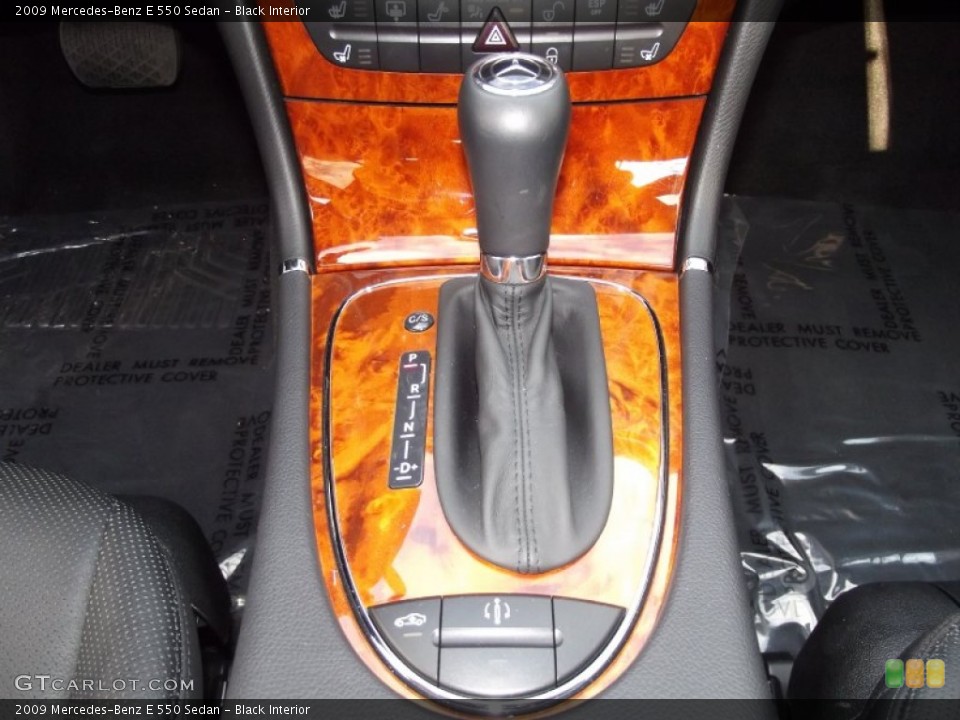 Black Interior Transmission for the 2009 Mercedes-Benz E 550 Sedan #59771648