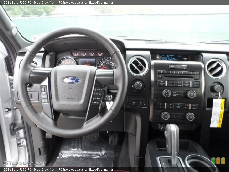 FX Sport Appearance Black/Red Interior Photo for the 2012 Ford F150 FX4 SuperCrew 4x4 #59772767