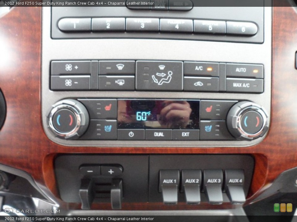 Chaparral Leather Interior Controls for the 2012 Ford F250 Super Duty King Ranch Crew Cab 4x4 #59773172