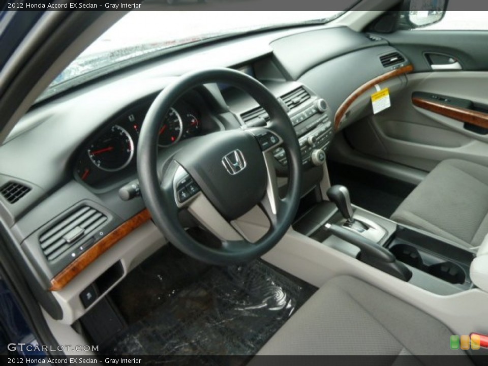 Gray Interior Prime Interior for the 2012 Honda Accord EX Sedan #59773661