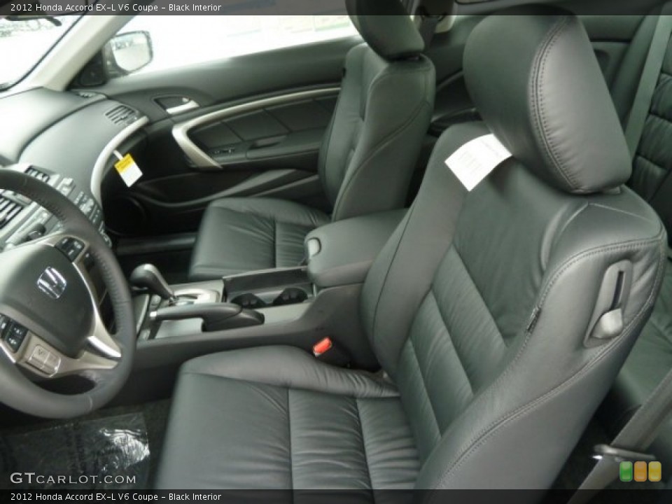 Black Interior Photo for the 2012 Honda Accord EX-L V6 Coupe #59773781