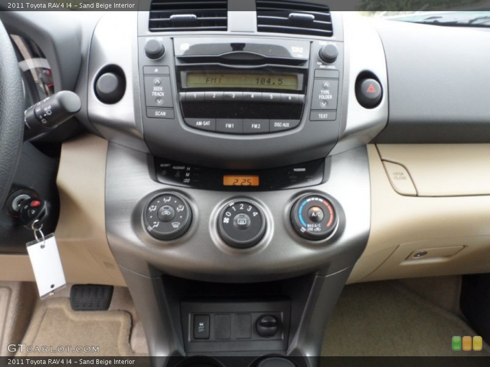Sand Beige Interior Controls for the 2011 Toyota RAV4 I4 #59774219