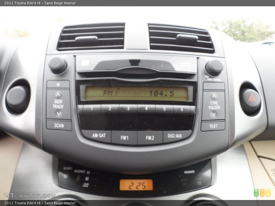 Sand Beige Interior Audio System for the 2011 Toyota RAV4 I4 #59774225