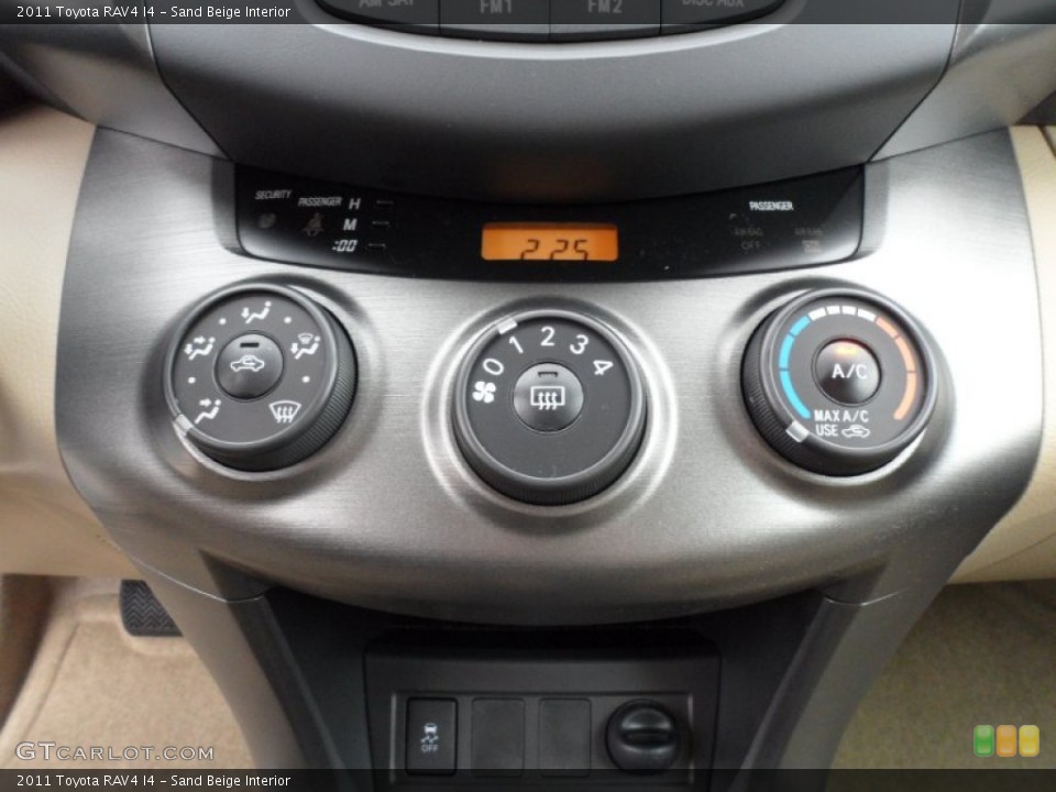 Sand Beige Interior Controls for the 2011 Toyota RAV4 I4 #59774232