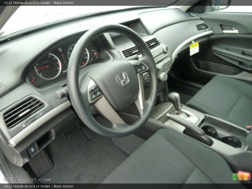 Black Interior Dashboard for the 2012 Honda Accord LX Sedan #59774315