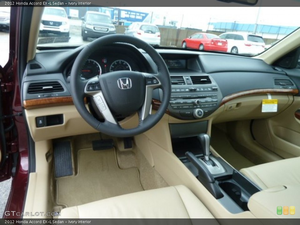 Ivory Interior Dashboard for the 2012 Honda Accord EX-L Sedan #59774459