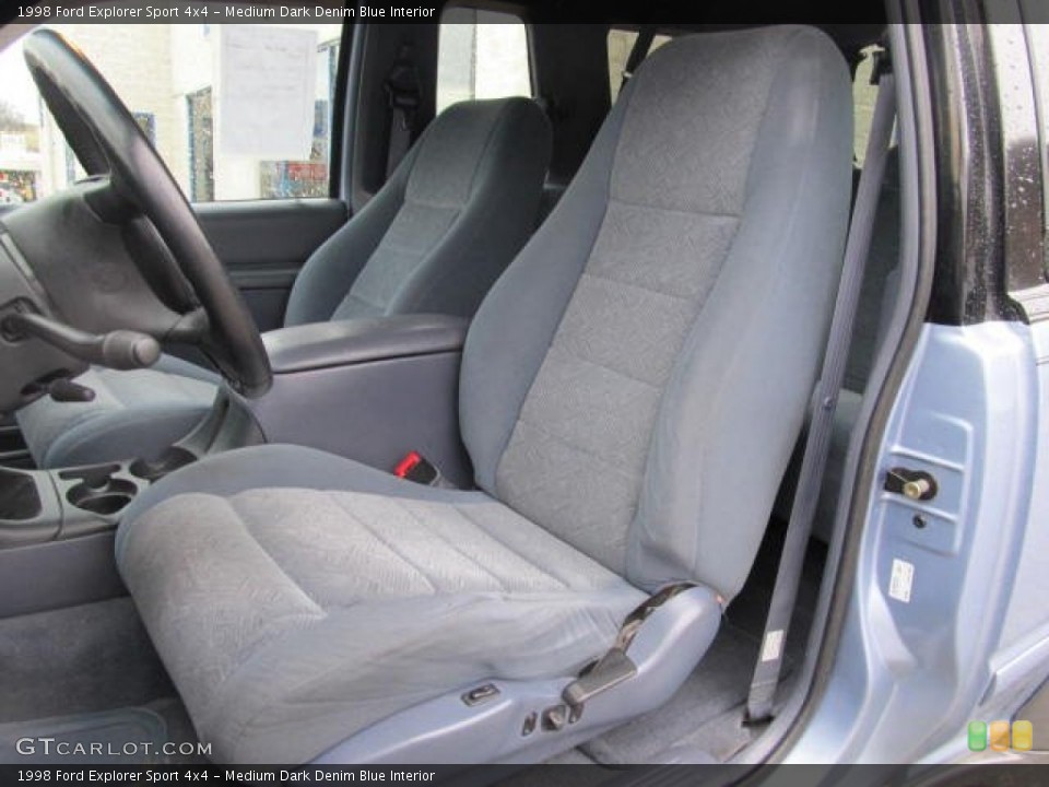 Medium Dark Denim Blue Interior Photo for the 1998 Ford Explorer Sport 4x4 #59775644