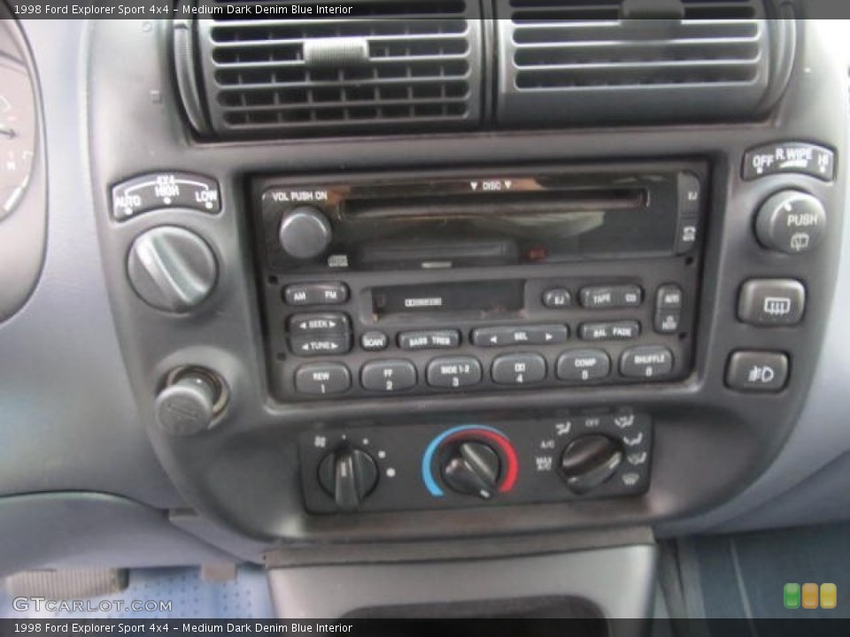 Medium Dark Denim Blue Interior Audio System for the 1998 Ford Explorer Sport 4x4 #59775671
