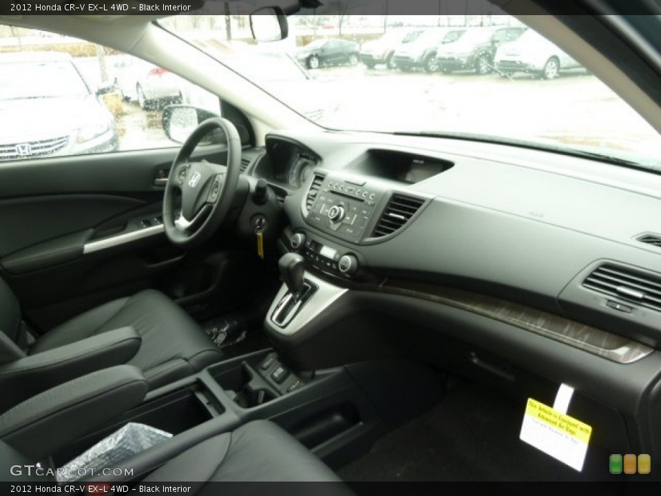 Black Interior Dashboard for the 2012 Honda CR-V EX-L 4WD #59775674