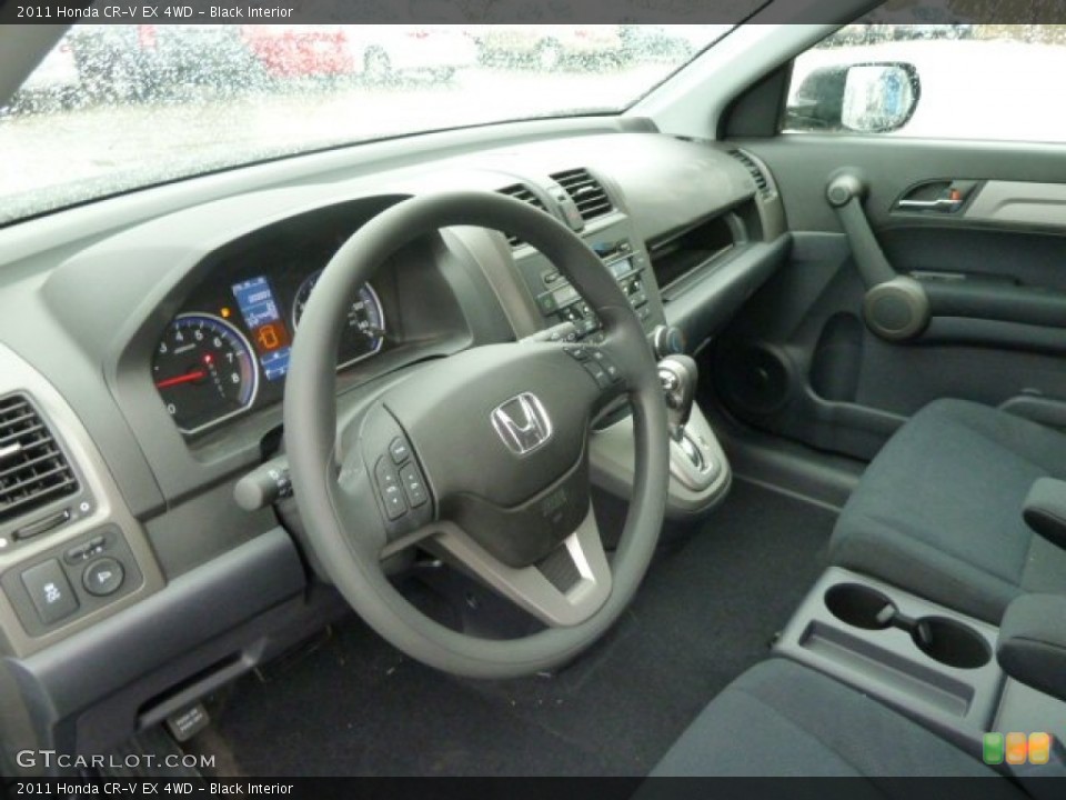 Black Interior Prime Interior for the 2011 Honda CR-V EX 4WD #59775818