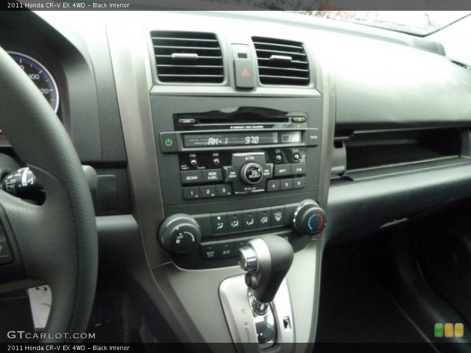 Black Interior Controls for the 2011 Honda CR-V EX 4WD #59775845