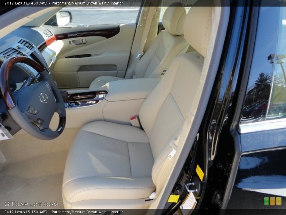 Parchment/Medium Brown Walnut Interior Photo for the 2012 Lexus LS 460 AWD #59776676