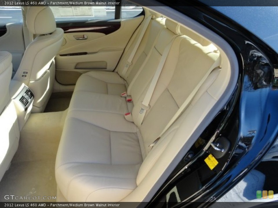 Parchment/Medium Brown Walnut Interior Photo for the 2012 Lexus LS 460 AWD #59776685