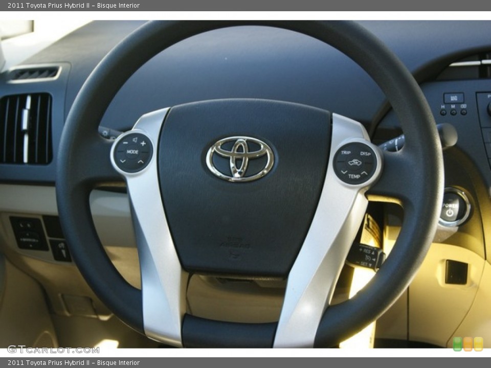 Bisque Interior Steering Wheel for the 2011 Toyota Prius Hybrid II #59779289