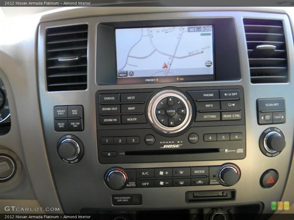 Almond Interior Controls for the 2012 Nissan Armada Platinum #59780066