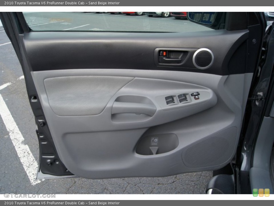 Sand Beige Interior Door Panel for the 2010 Toyota Tacoma V6 PreRunner Double Cab #59781071