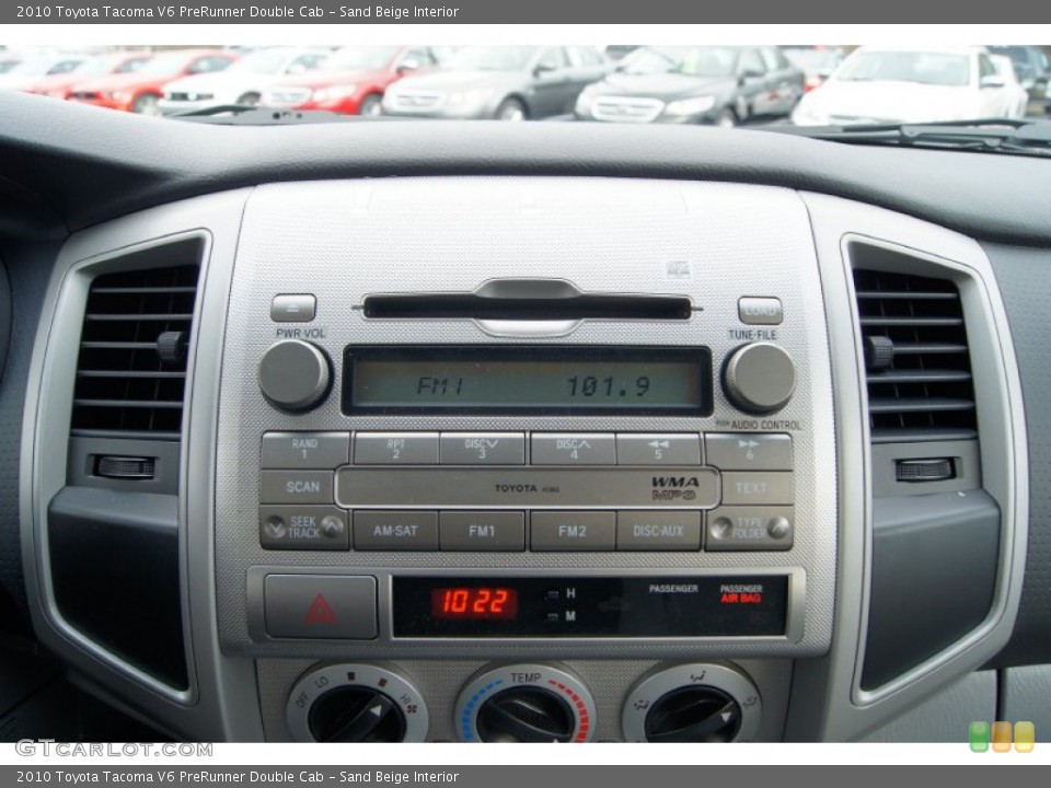 Sand Beige Interior Audio System for the 2010 Toyota Tacoma V6 PreRunner Double Cab #59781125