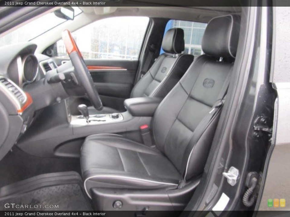 Black Interior Photo for the 2011 Jeep Grand Cherokee Overland 4x4 #59781461