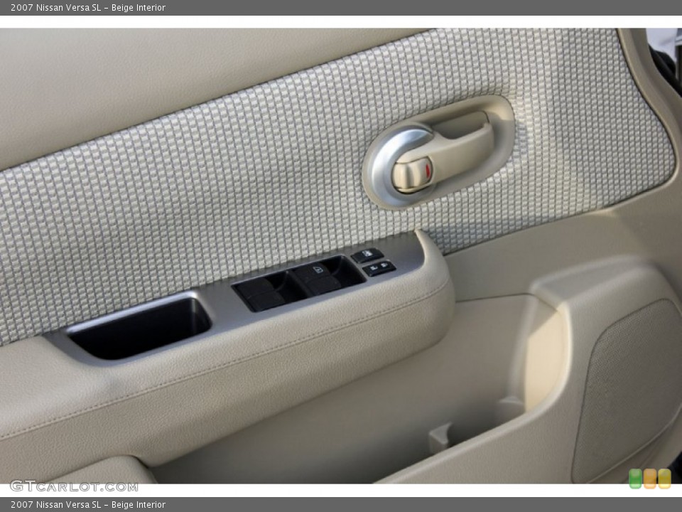 Beige Interior Door Panel for the 2007 Nissan Versa SL #59782066