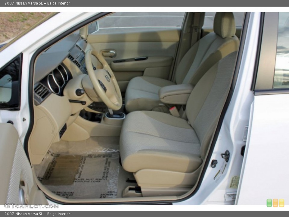 Beige Interior Photo for the 2007 Nissan Versa SL #59782073