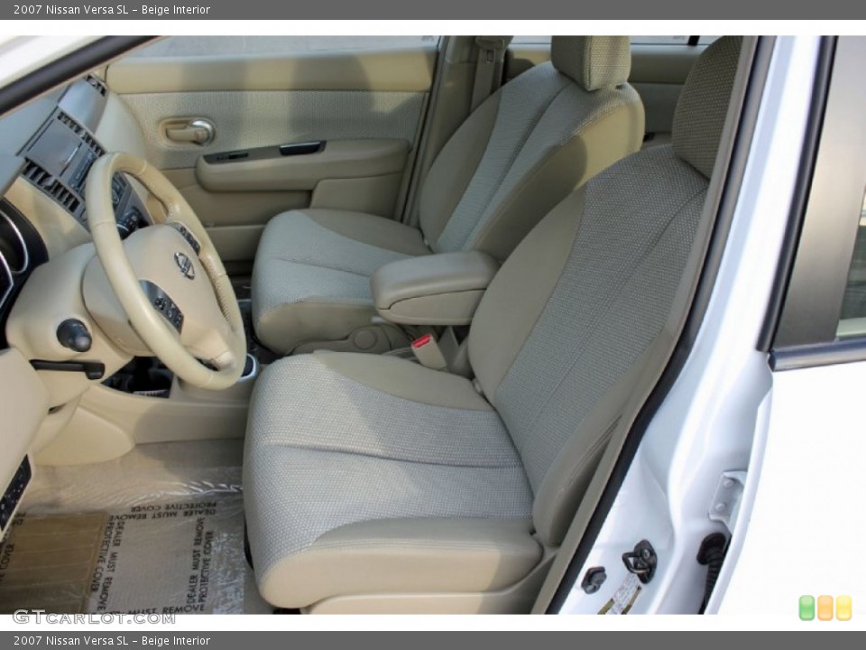 Beige Interior Photo for the 2007 Nissan Versa SL #59782085