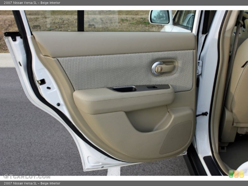 Beige Interior Door Panel for the 2007 Nissan Versa SL #59782100