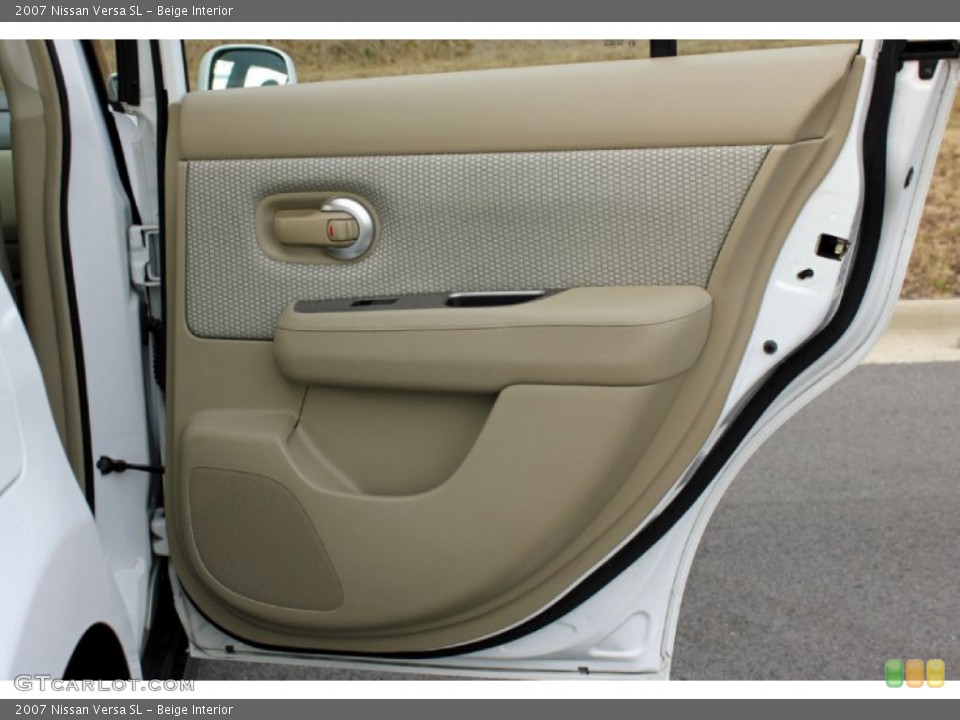 Beige Interior Door Panel for the 2007 Nissan Versa SL #59782205