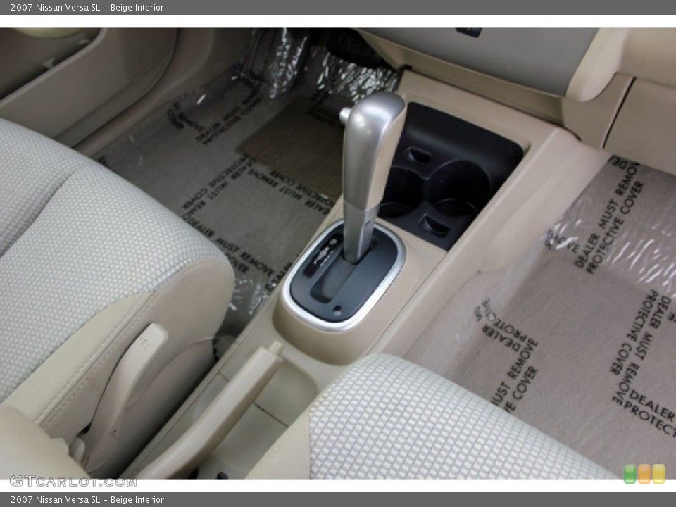 Beige Interior Transmission for the 2007 Nissan Versa SL #59782275