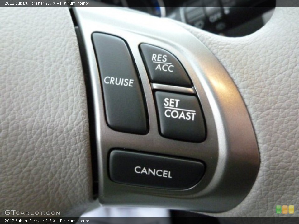 Platinum Interior Controls for the 2012 Subaru Forester 2.5 X #59782976