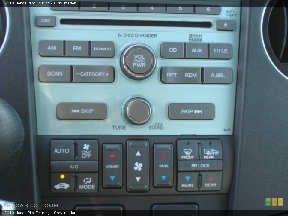 Gray Interior Controls for the 2010 Honda Pilot Touring #59783438