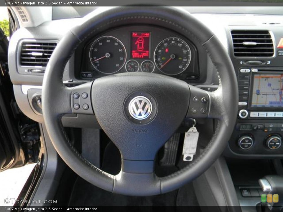 Anthracite Interior Steering Wheel for the 2007 Volkswagen Jetta 2.5 Sedan #59784362