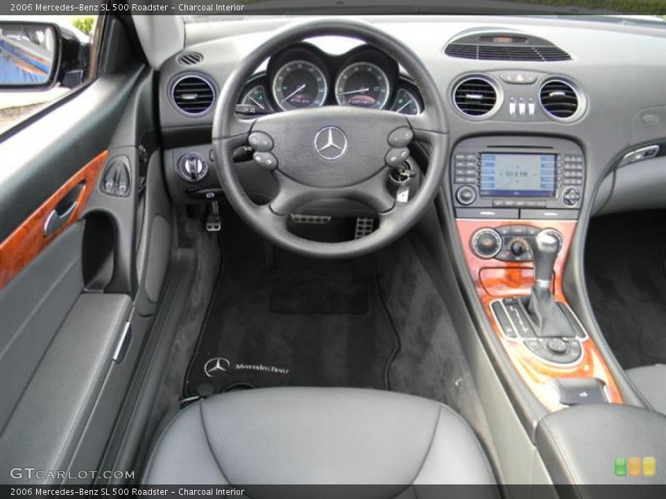 Charcoal Interior Dashboard for the 2006 Mercedes-Benz SL 500 Roadster #59784749