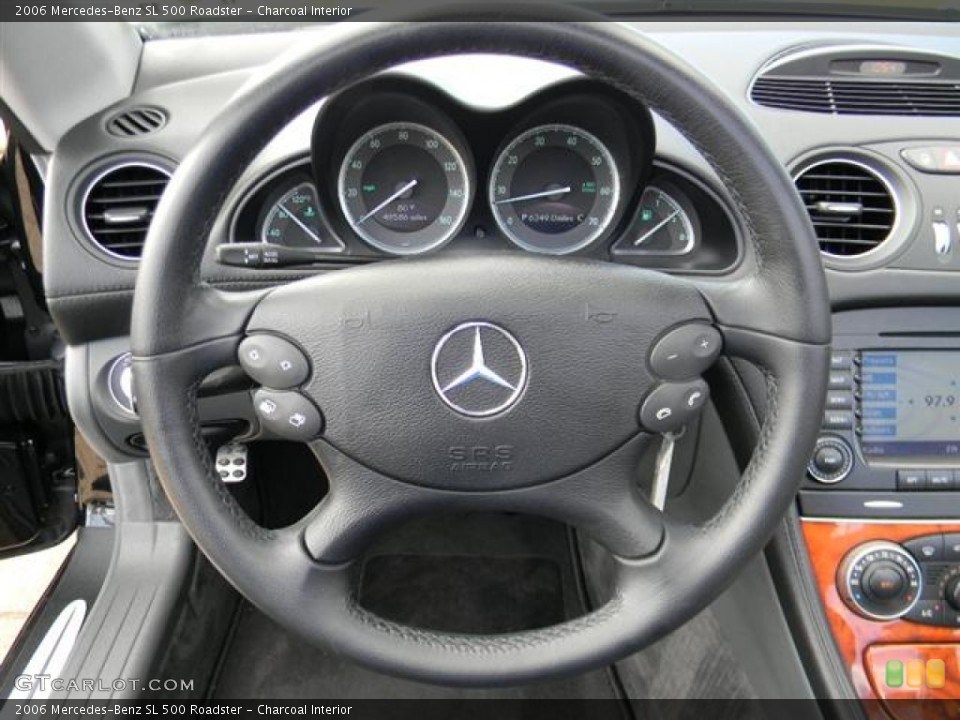 Charcoal Interior Steering Wheel for the 2006 Mercedes-Benz SL 500 Roadster #59784857