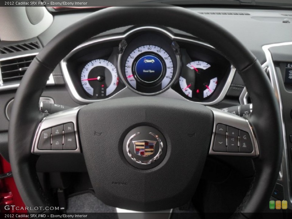 Ebony/Ebony Interior Steering Wheel for the 2012 Cadillac SRX FWD #59784914