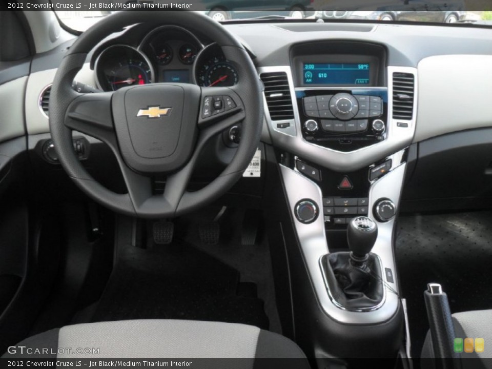 Jet Black/Medium Titanium Interior Dashboard for the 2012 Chevrolet Cruze LS #59785409