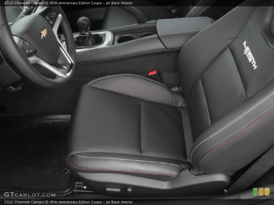 Jet Black Interior Photo for the 2012 Chevrolet Camaro SS 45th Anniversary Edition Coupe #59786062