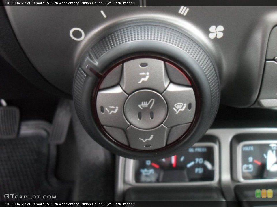 Jet Black Interior Controls for the 2012 Chevrolet Camaro SS 45th Anniversary Edition Coupe #59786099