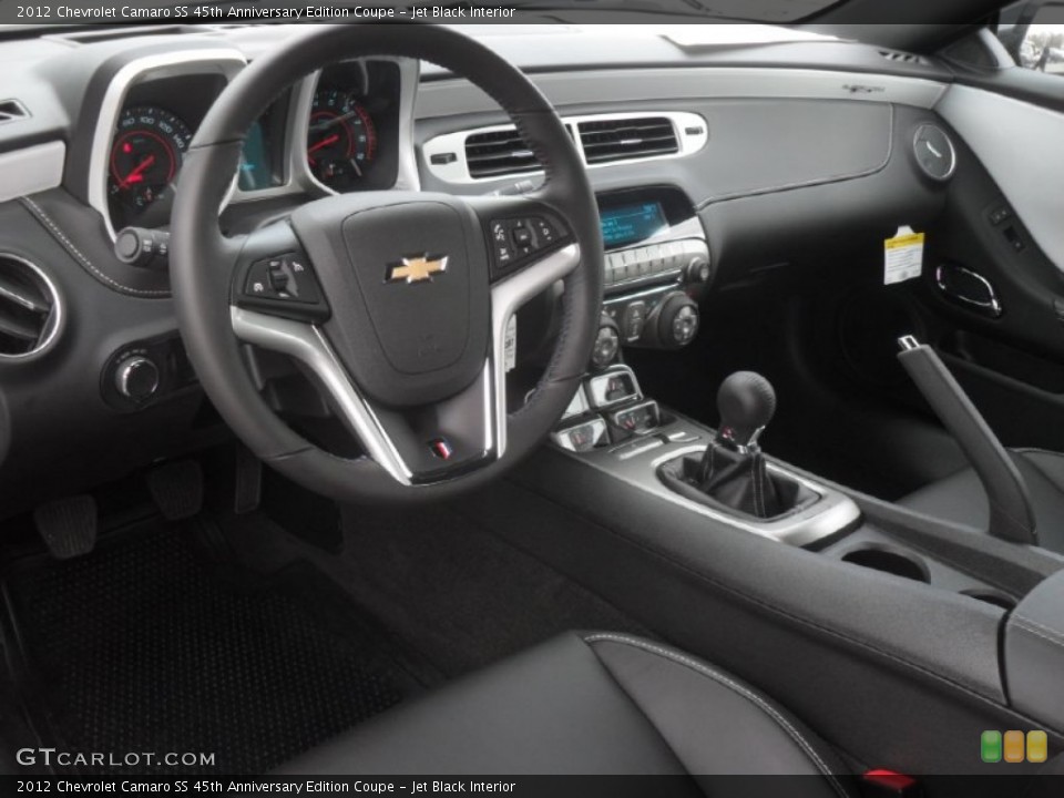 Jet Black Interior Prime Interior for the 2012 Chevrolet Camaro SS 45th Anniversary Edition Coupe #59786246