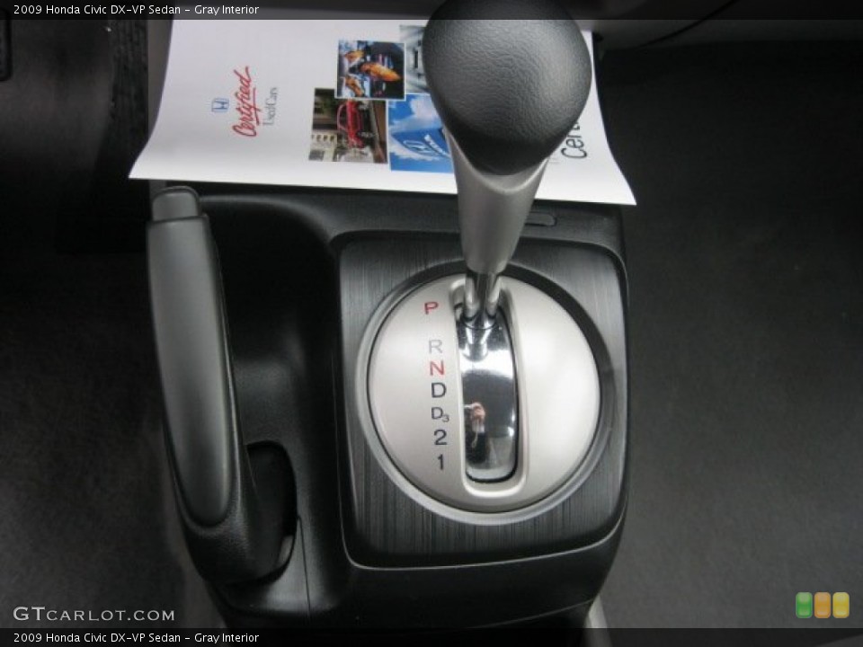 Gray Interior Transmission for the 2009 Honda Civic DX-VP Sedan #59786492