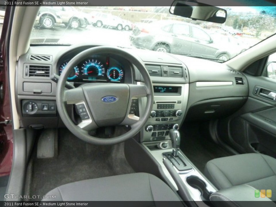 Medium Light Stone Interior Dashboard for the 2011 Ford Fusion SE #59786984