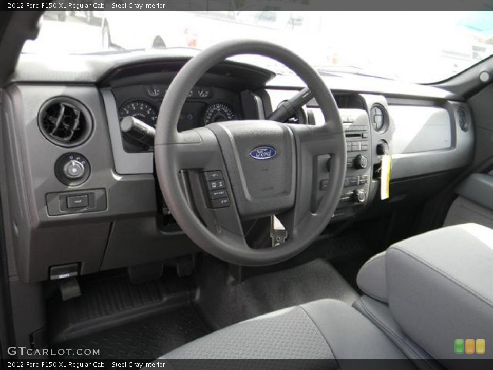 Steel Gray Interior Dashboard for the 2012 Ford F150 XL Regular Cab #59787416