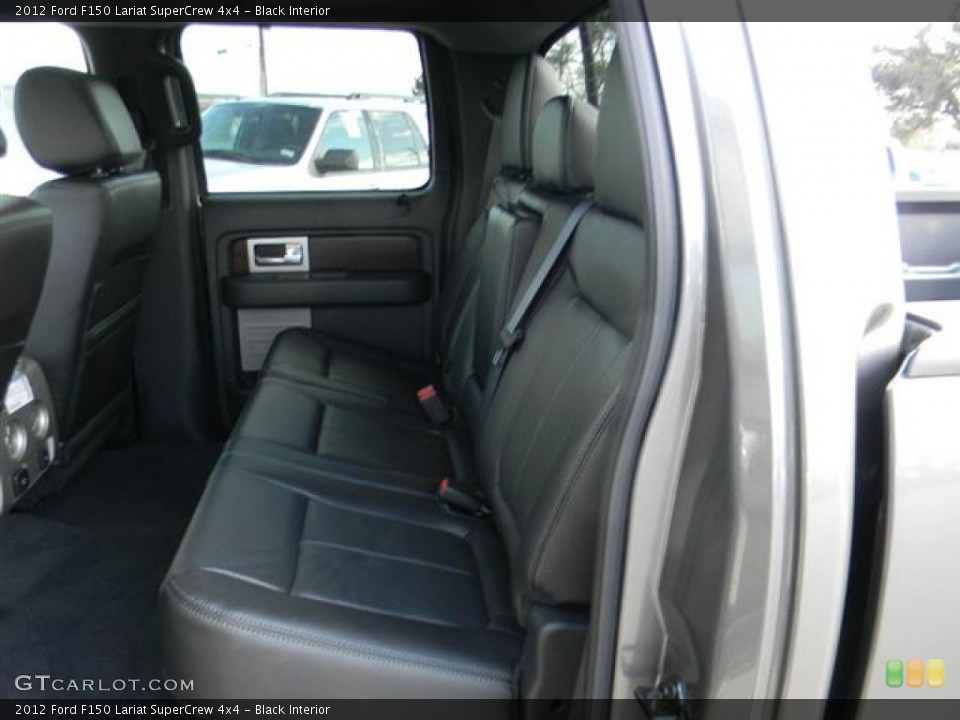 Black Interior Photo for the 2012 Ford F150 Lariat SuperCrew 4x4 #59788625