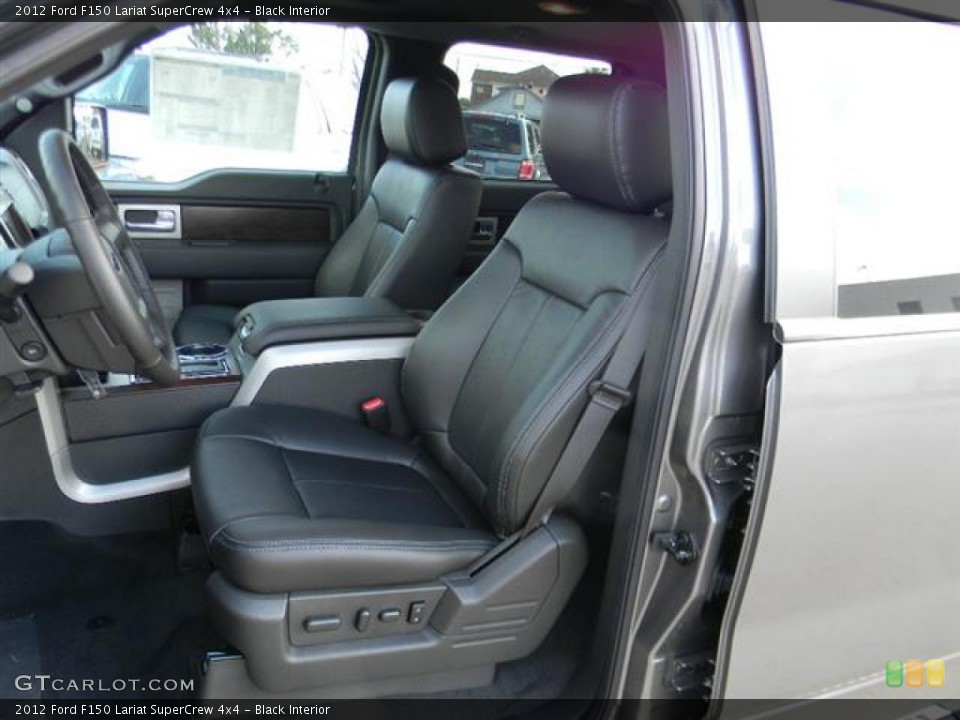 Black Interior Photo for the 2012 Ford F150 Lariat SuperCrew 4x4 #59788632