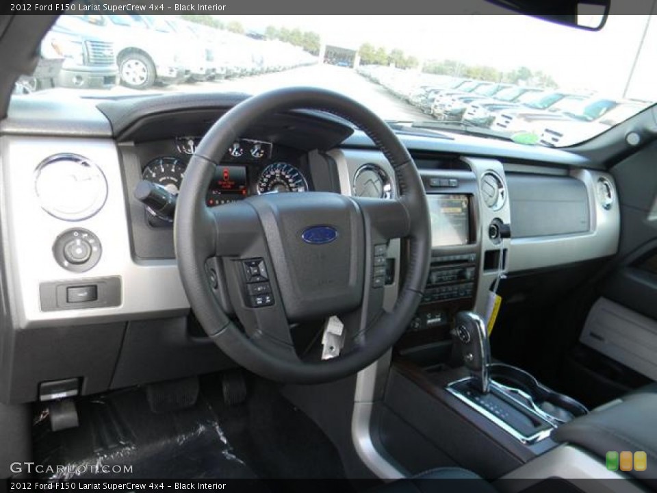 Black Interior Photo for the 2012 Ford F150 Lariat SuperCrew 4x4 #59788643