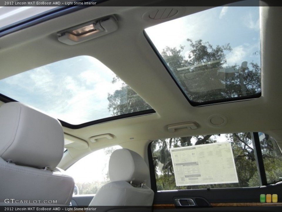 Light Stone Interior Sunroof for the 2012 Lincoln MKT EcoBoost AWD #59790177