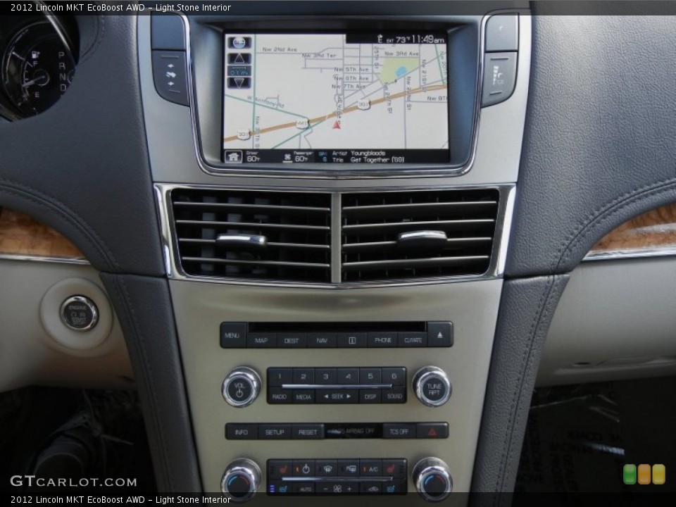 Light Stone Interior Navigation for the 2012 Lincoln MKT EcoBoost AWD #59790206