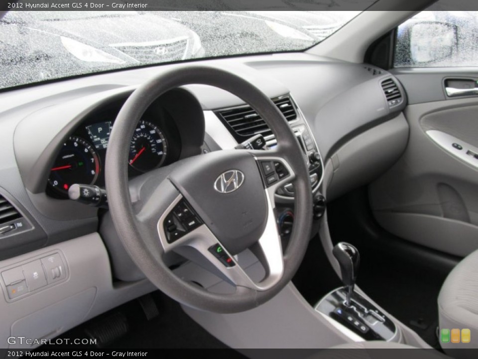 Gray Interior Dashboard for the 2012 Hyundai Accent GLS 4 Door #59790839