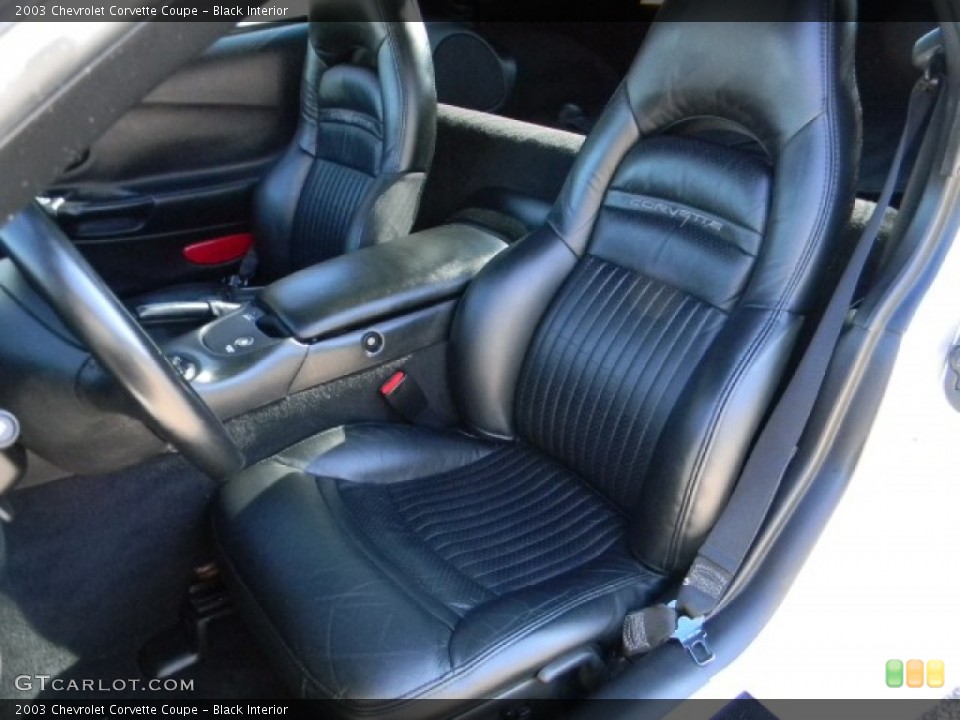 Black Interior Photo for the 2003 Chevrolet Corvette Coupe #59791880