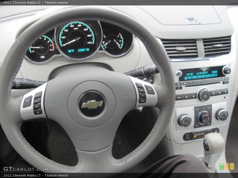 Titanium Interior Steering Wheel for the 2011 Chevrolet Malibu LT #59793722