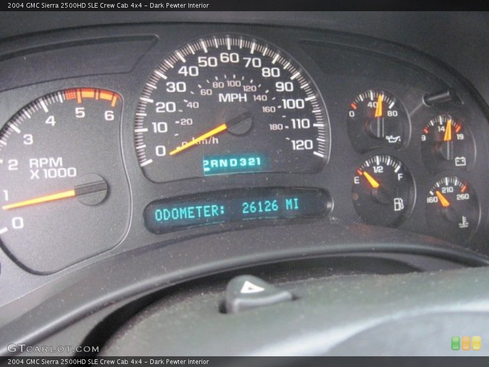 Dark Pewter Interior Gauges for the 2004 GMC Sierra 2500HD SLE Crew Cab 4x4 #59793899